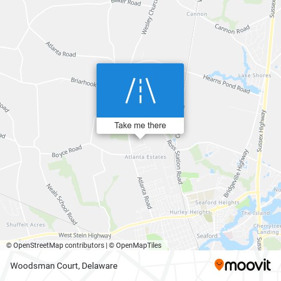 Mapa de Woodsman Court