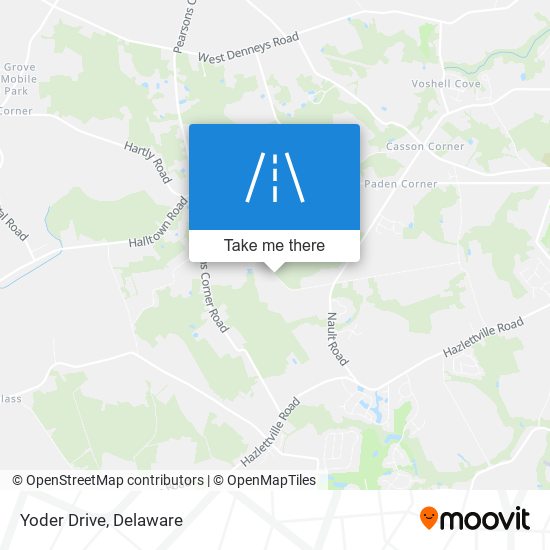Mapa de Yoder Drive