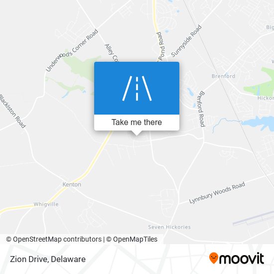 Mapa de Zion Drive