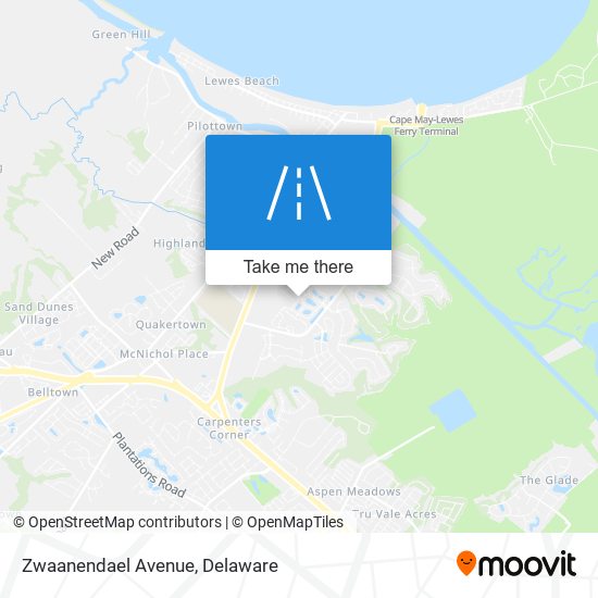 Mapa de Zwaanendael Avenue
