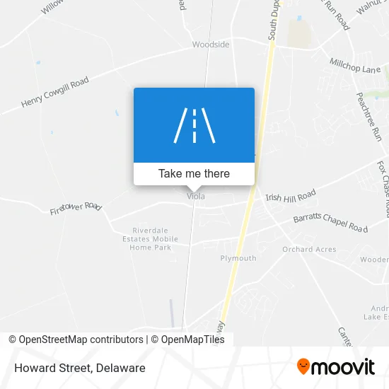 Howard Street map