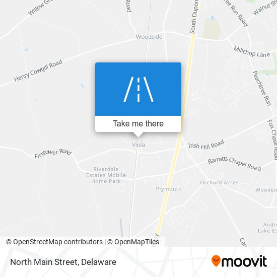 Mapa de North Main Street