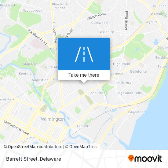 Barrett Street map