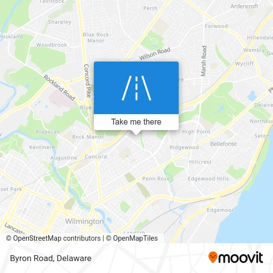 Mapa de Byron Road