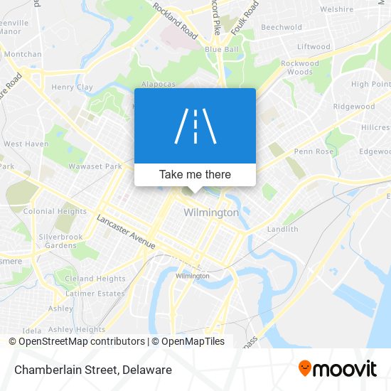 Mapa de Chamberlain Street