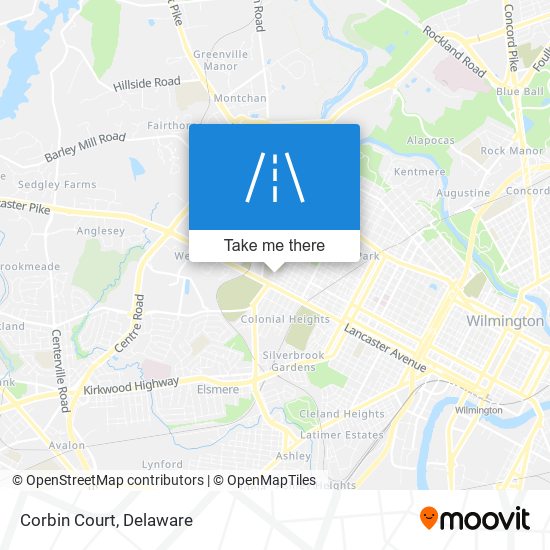 Mapa de Corbin Court