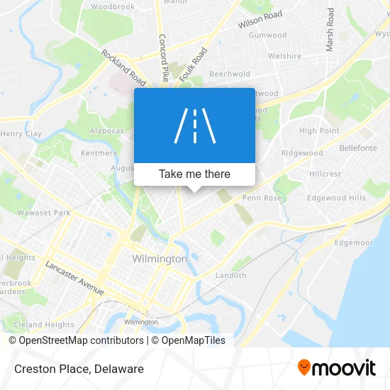 Creston Place map