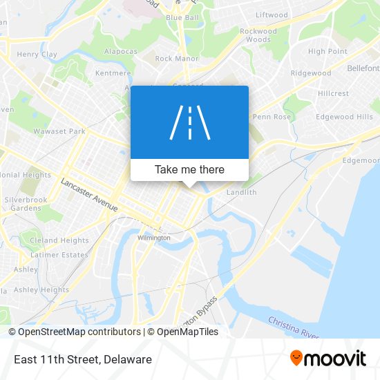 Mapa de East 11th Street