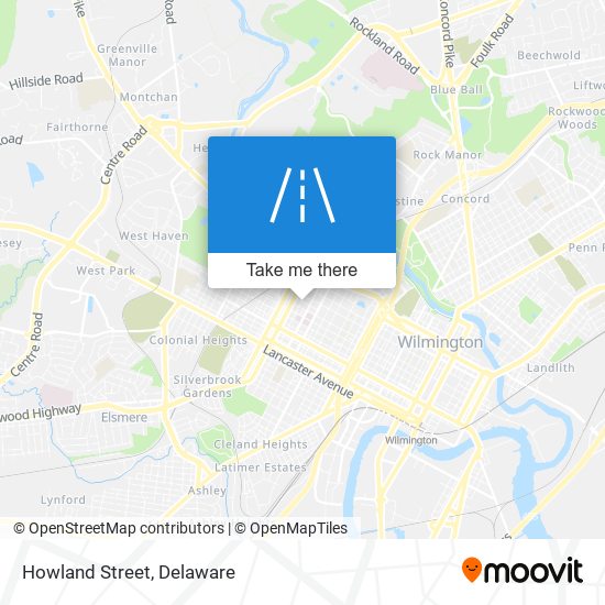 Howland Street map