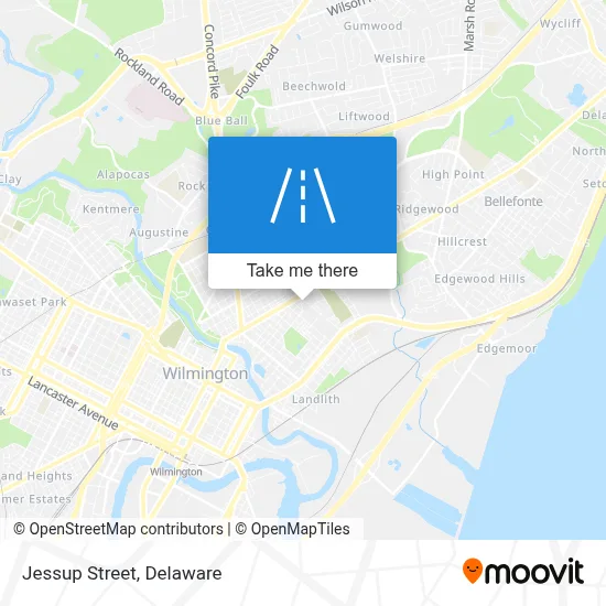 Jessup Street map