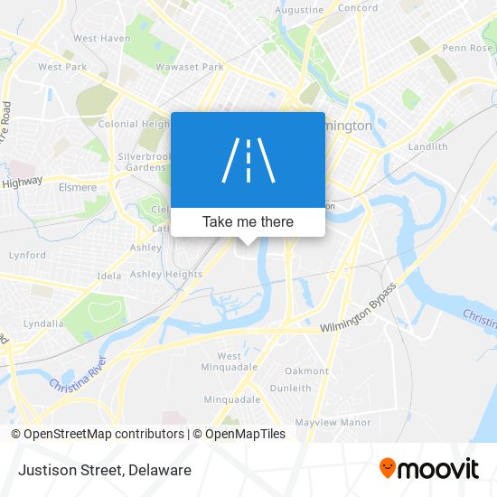 Mapa de Justison Street