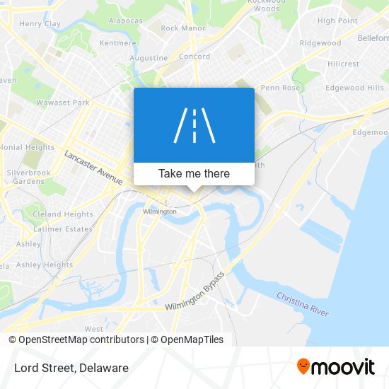 Mapa de Lord Street