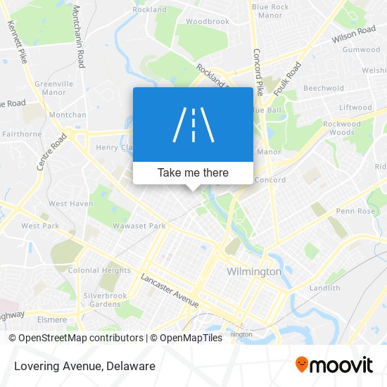 Mapa de Lovering Avenue