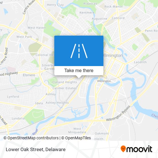 Mapa de Lower Oak Street