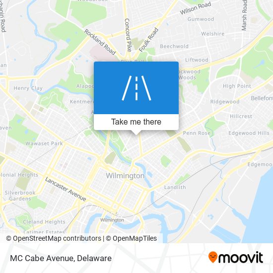 Mapa de MC Cabe Avenue