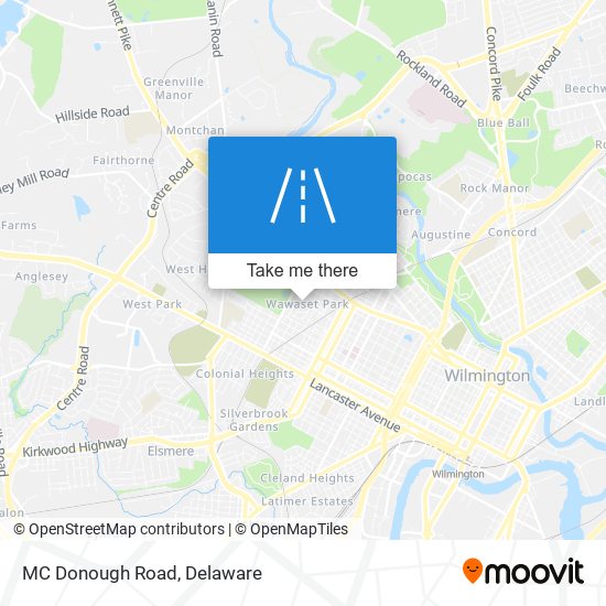 Mapa de MC Donough Road