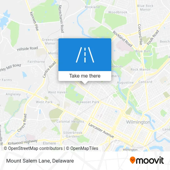 Mount Salem Lane map