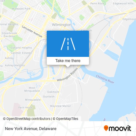 Mapa de New York Avenue