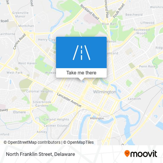 North Franklin Street map