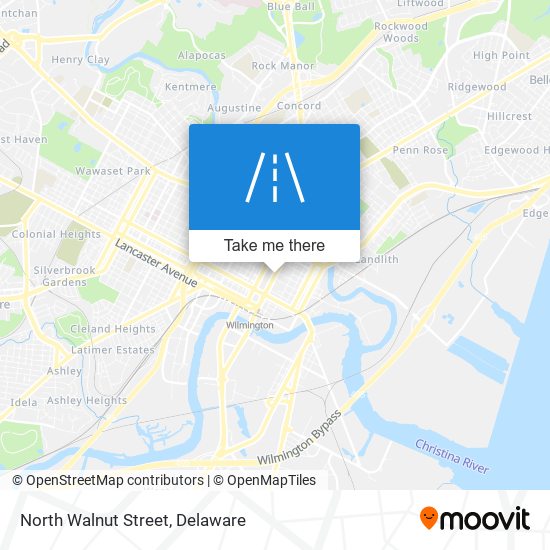 Mapa de North Walnut Street