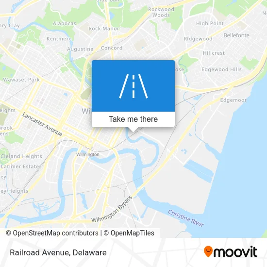 Railroad Avenue map