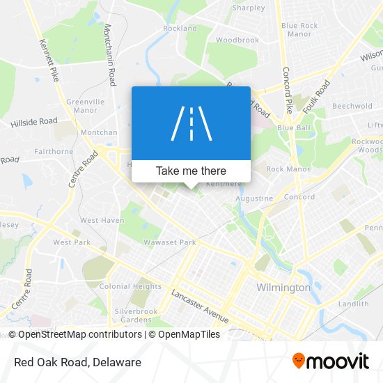 Mapa de Red Oak Road