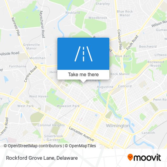 Mapa de Rockford Grove Lane