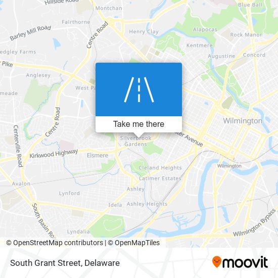 Mapa de South Grant Street
