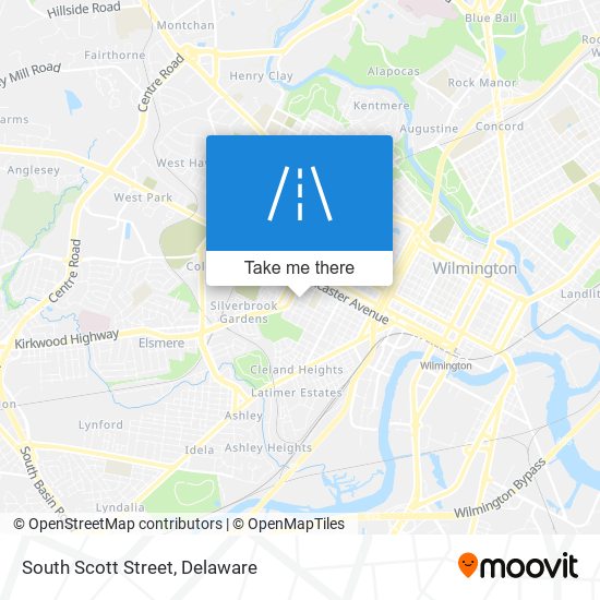 Mapa de South Scott Street