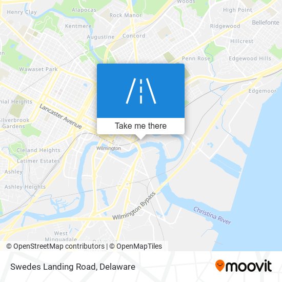 Mapa de Swedes Landing Road