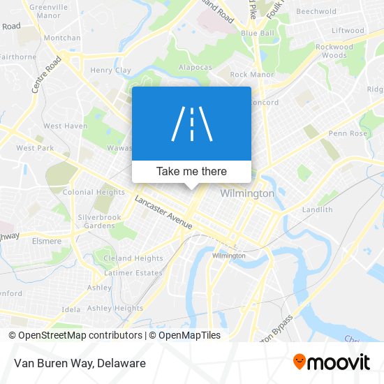 Mapa de Van Buren Way