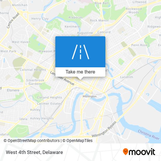 Mapa de West 4th Street