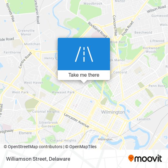 Mapa de Williamson Street