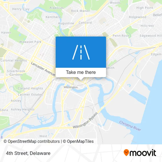 4th Street map