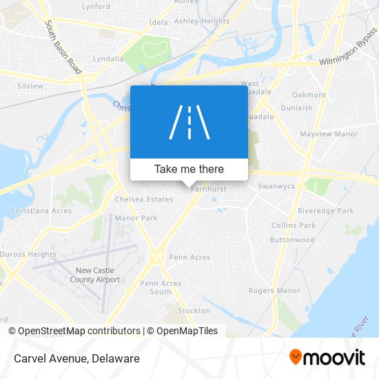 Carvel Avenue map