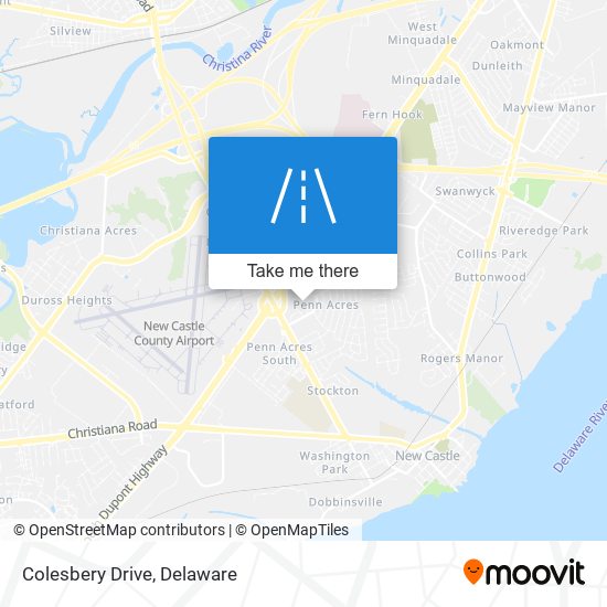 Mapa de Colesbery Drive