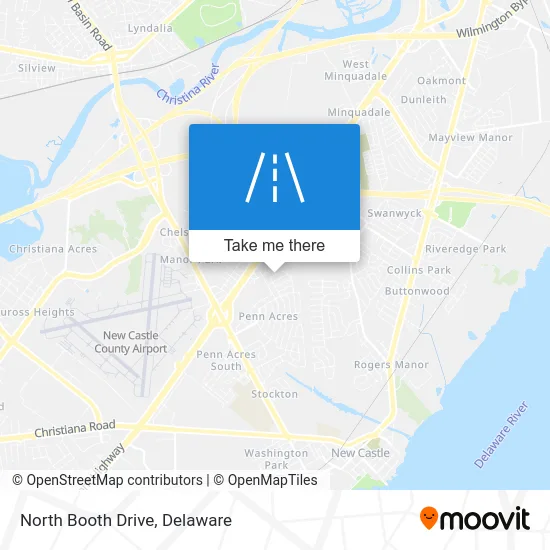 North Booth Drive map