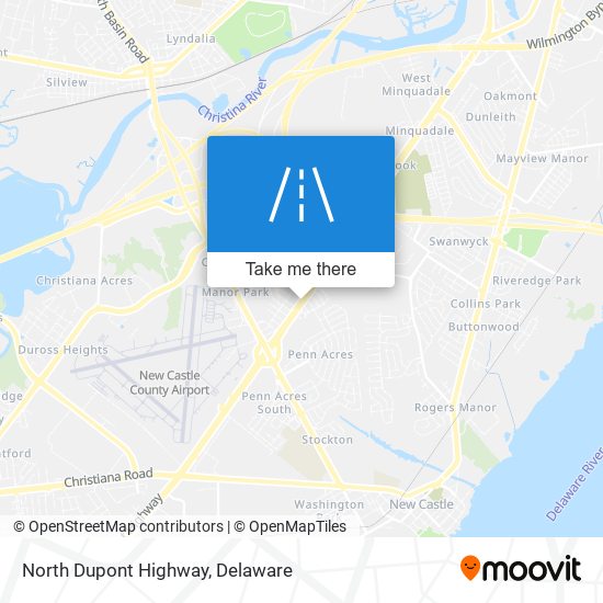 North Dupont Highway map