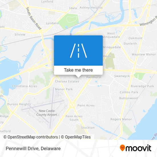 Pennewill Drive map