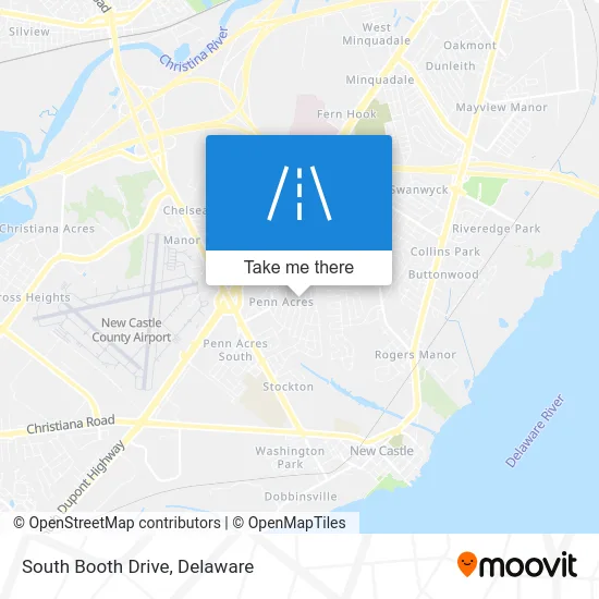 South Booth Drive map