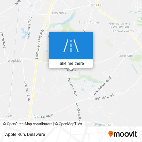 Apple Run map