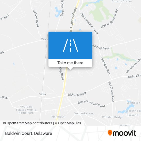 Mapa de Baldwin Court