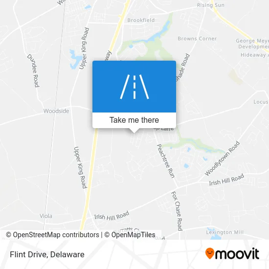 Flint Drive map