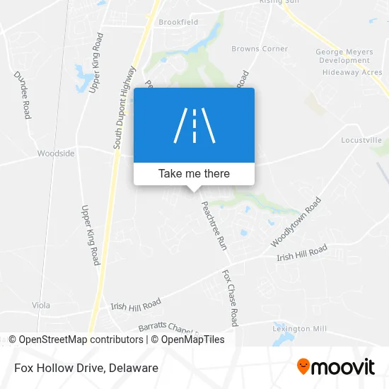 Fox Hollow Drive map