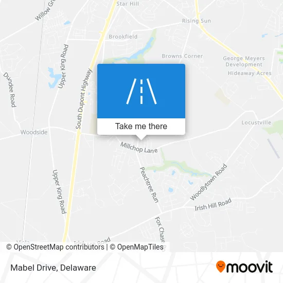Mabel Drive map