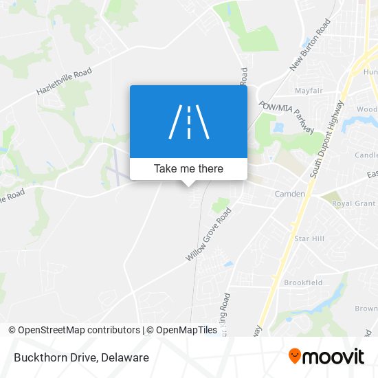 Buckthorn Drive map