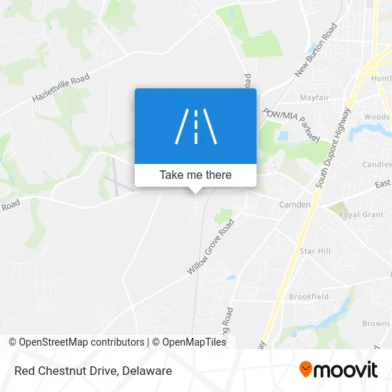 Red Chestnut Drive map