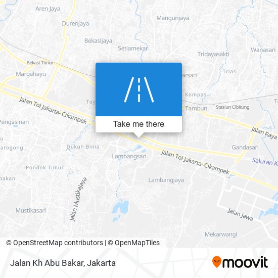 Jalan Kh Abu Bakar map