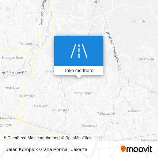 Jalan Komplek Graha Permai map