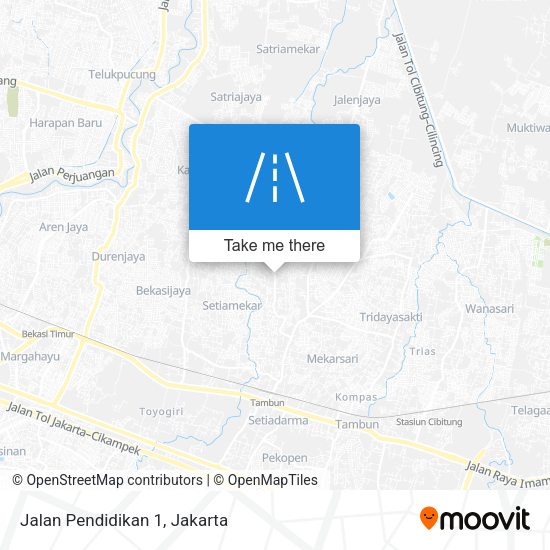 Jalan Pendidikan 1 map